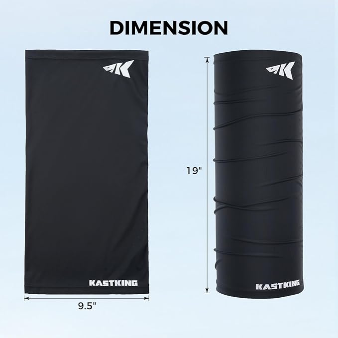 KastKing Ultimate Angler Neck Gaiter, UPF 50 Sun Mask, Sun Gaiters for Men & Women, Hydrocool Technology, Fishing, Hiking