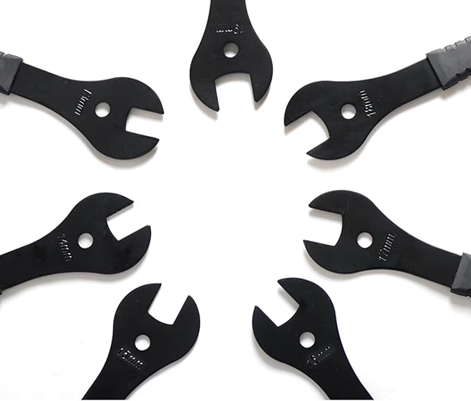 Bike Cone Thin Wrench Set Tool for Bicycle Wheel Hub Axle Nut Install Remover Cycling Spanner Hub Repair Removal Tool