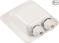 Waterproof ABS Double Cable Entry Gland for Solar Panels,Motorhomes,Caravans,Boats- for All Cable Types 6mm² to 12mm²