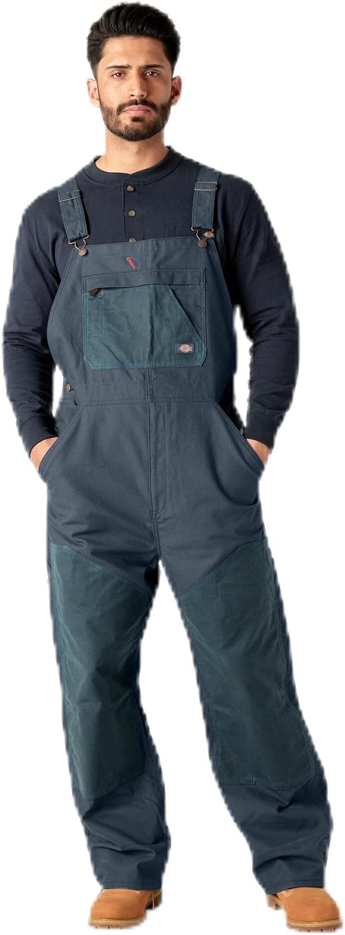 Dickies Women's Relaxed Fit Waxed Canvas Bib Overalls