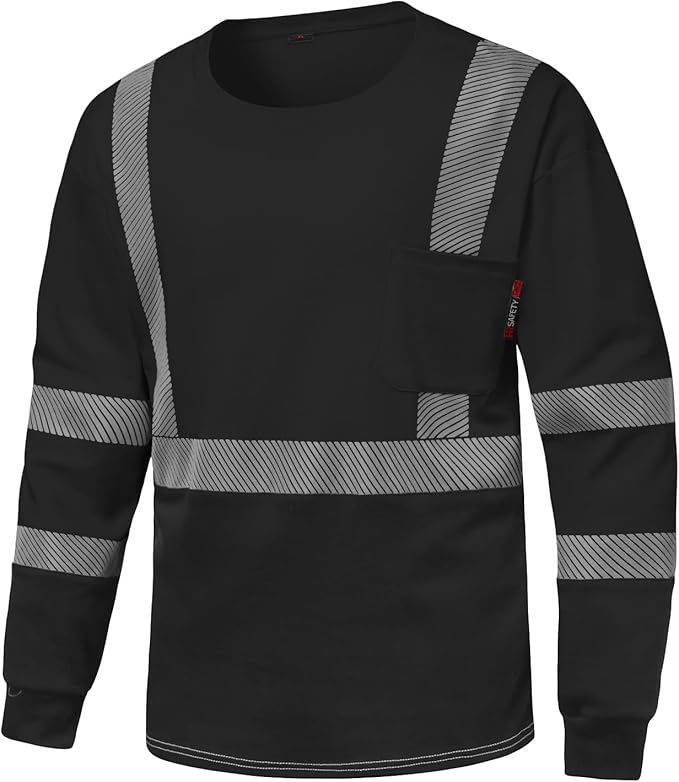 FR Shirt 6 oz Hi Vis Fire Resistant Flame Resistant Shirts for Men,Welding Shirt Cotton CAT2 Long-Sleeved Shirts