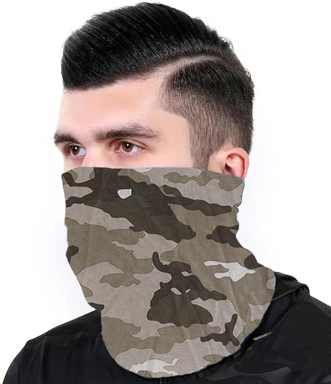 Neck Gaiter Face Cover Bandana Mask Scarf, Breathable Sun& Dust-proof for Cycling Running Fishing Hiking
