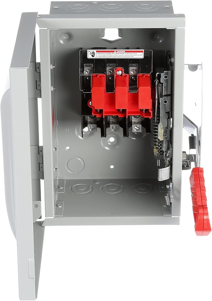 Siemens HNF361 30-Amp 3 Pole 600-volt 3 Wire Non-Fused Heavy Duty Safety Switches