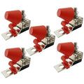 MRBF Terminal Fuses Block Kit- 100Amp 58V DC Max/ IP66 Waterproof Fuse for Boats, Marine, RVs, Solar Systems-Overload Short Circuit Protection-Fits Inverters,Charging Piles,Trolling Motors (5-Pack)
