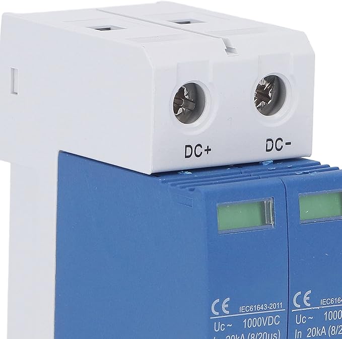 DC1000V 40KA Protective Device SPD Protective Device DC Voltage Arrester PV Breaker Protector (2P)