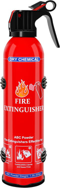 ABC Dry Chemical Fire Extinguisher with Wall Mount - Household Marine Fire Extinguisher for Kitchen Home, Car, Boat, Truck, Electrical, Grease Fires