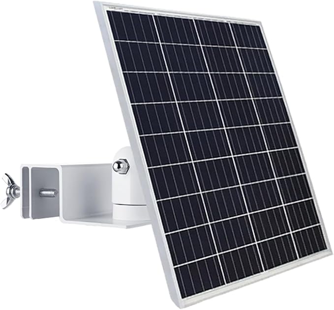 4 PCS Universal Solar Panel Gutter Mount Compatible with Ring Blink Arlo and More, White