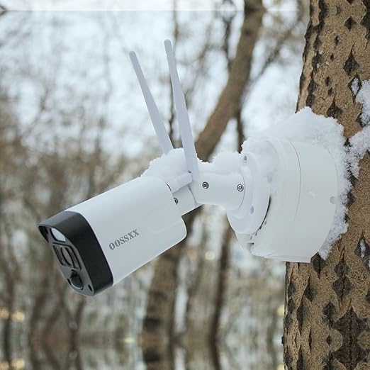 (ABS New) Security Camera Junction Box,Security Camera Bracket Outdoor,Plastic Waterproof Security Camera Mount Hide Cable Junction Box for Arlo Solar Panel Flip Cover Cable Cover