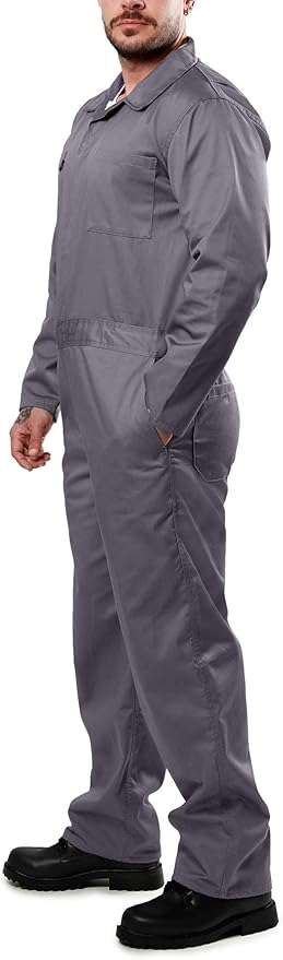 Kolossus Coveralls for Men Long Sleeve Cotton Blend Work Jumpsuit