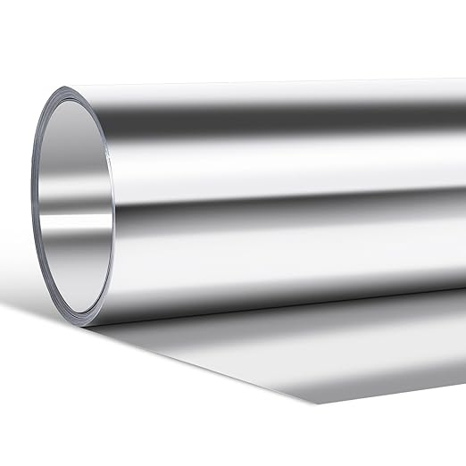 Aluminum Roof Flashing Roll - Sealing Windows, Doors, Siding & Roofing Ideal for Moss & Mildew Prevention (8" x 20')