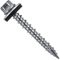 Stainless Steel Metal Roofing Screws (250) 9 x 1-1/2" NO PAINT hex head sheet metal roofing screw. Self-Piercing (SP) tip metal to wood siding screws EPDM washer