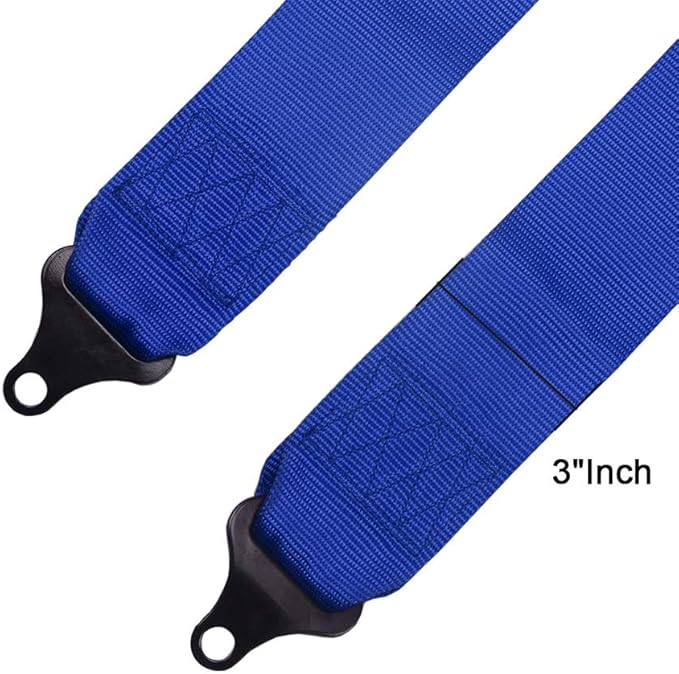 RASTP 4 Point Safety Harness with 3 Inch Padding (Blue)