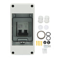1000V 20A DC Miniature Circuit Breake, 2P PV System DC Mini Circuit Breaker with Box, IP65 Solar PV Disconnect Switch for PV Array, RV Solar