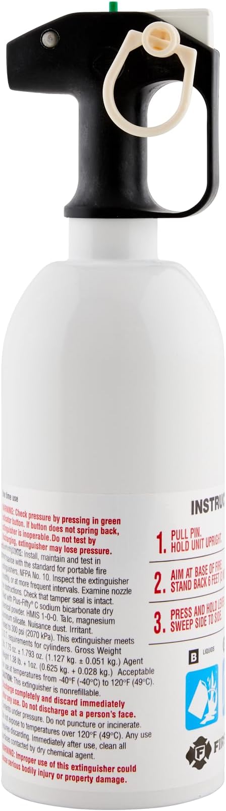 First Alert KITCHEN5 Fire Extinguisher & EZ Fire Spray, Extinguishing Aerosol Spray, Combo Pack