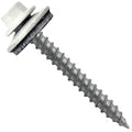Metal Roofing Screws: (250) 12 x 2 Bone White Hex Sheet Metal Roof Screw. Sharp Point Metal to Wood siding Screws. 5/8" EPDM Washer