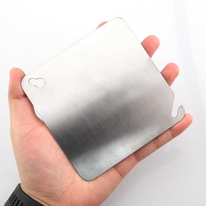 4 Inch Silver Metal Electrical Box Cover Electrical Junction Box Cover Square Flat Blank Electrical Box Panel Cover