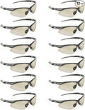 Malta Dynamics APEX Safety Glasses – Anti Scratch and Anti Fog Protection, Construction Safety Glasses for Men and Women, ISEA & ANSI Z87 Compliant (Indoor/Outdoor, 12 Pairs)