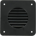 A.A Battery Box Vent System Louver Cover - Black - RV's, Campers, Trailers, Motorhome Repair (Louver Vent, Black)
