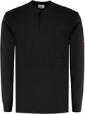 TICOMELA FR Shirts for Men Flame Resistant Shirt NFPA2112/CAT2 7oz Fire Retardant Men's Long Sleeve Henley Shirts