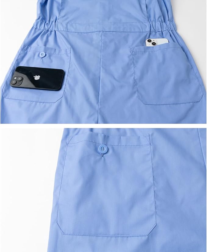 Mens Short Sleeve Coveralls Work Mechanics Jumpsuit Summer Overall Work Suit Breathable Crawl Suit Coverall