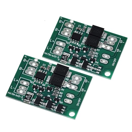 HiLetgo 2pcs Solar Panel Automatic Control Switch 1000mA Solar LED Lamp Control Board Courtyard Garden Lamp Control Switch 3.7V Constant Current Drive Charging Discharging Protection
