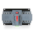 63Amp 110V AC Dual Power Automatic Transfer Switch, ATS 4P Manual Changeover Electrical Switch, Solar Back Up Power Auto Selector Overvoltage, Undervoltage 50/60Hz CE Certified