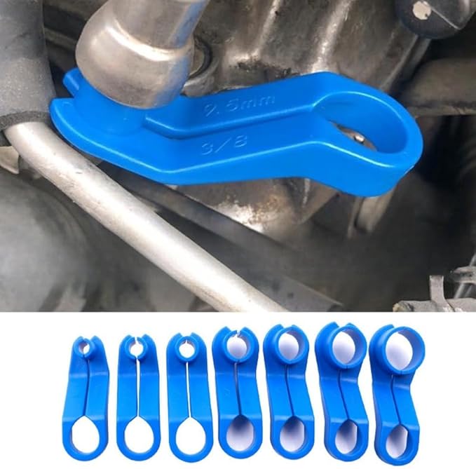 7PCS Fuel Line Disconnect Tool Set, Fuel Line Removal Tool, Includes 1/4 5/16 3/8 1/2 5/8 3/4 7/8 Inch Quick Disconnect Kit Fuel for Ford/GM/Chrysler/Mazda