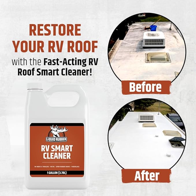 Liquid Rubber RV Smart Cleaner - Restores and Revitalizes RVs and Campers, 1 Gallon