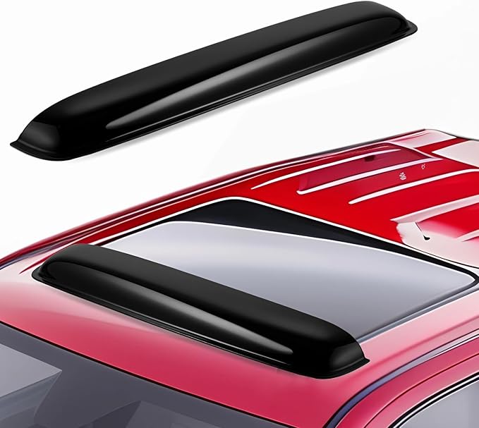 Extra Durable Sunroof Visor Wind Deflector for Sun/Moonroof (35.6" inch) – Universal Sunroof Deflector Tool-Free Install - SR11005