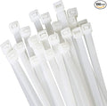 zip ties 14 inch white Cable ties wraps 100 pcs/Pack outdoor use Long plastic ties with 60 Pounds tensile