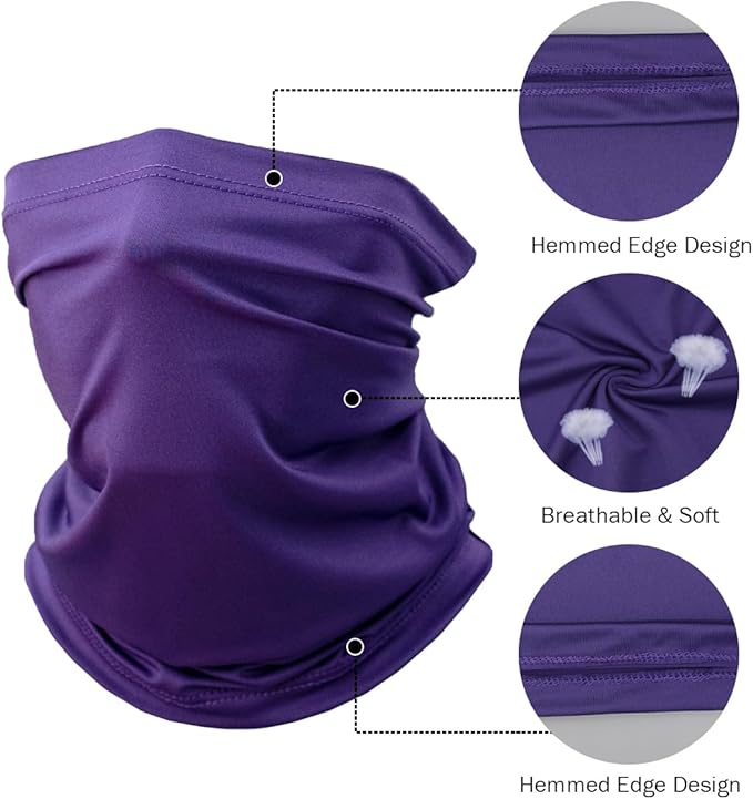 Fishing Neck Gaiter, Sun Protection Face Mask, Cooling Neck Shield Scarf Cycling Balaclava Bandana for Men and Women