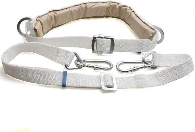 HUAWELL Safety Belt with Adjustable Lanyard, Tree Climbing Harness Protective Gear, Personal Protection Fall Arrest Kit