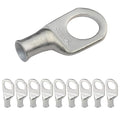 6 AWG (6 Gauge) 1/2" Stud, Tinned Copper Battery Cable Ends, Wire Lugs, Marine Grade, MD0612PX