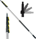 DOCA Telescoping Pole 6-24 Ft - Extension Pole for Cleaning, Feather Duster, Window Washing Kit, Paint Roller, Window Squeegee - High Reach Extendable Kit for Indoor & Outdoor - Pole Only