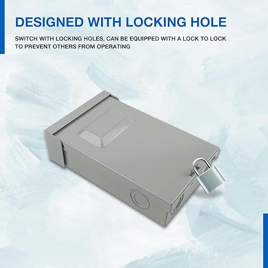 Z ZDS-60F Pull-Out Disconnect Switch 60A 240V Fused