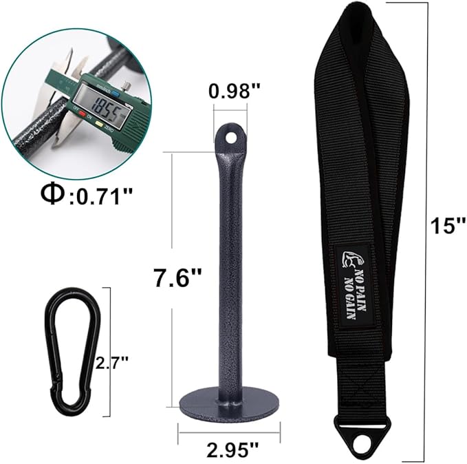 Arm Wrestling Training Strap Belt Hand Grip Arm Finger Forearm Exerciser Strengthener for Cable Machine and Free Weight