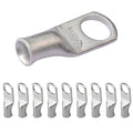 SELTERM 10pcs 8 AWG-5/16" Stud Tinned Copper Wire Lugs, Heavy Duty Battery Cable Ends,8 Gauge Ring Terminals, UL Battery Lugs Marine Grade Copper Eyelets Electrical Battery Terminal Connectors