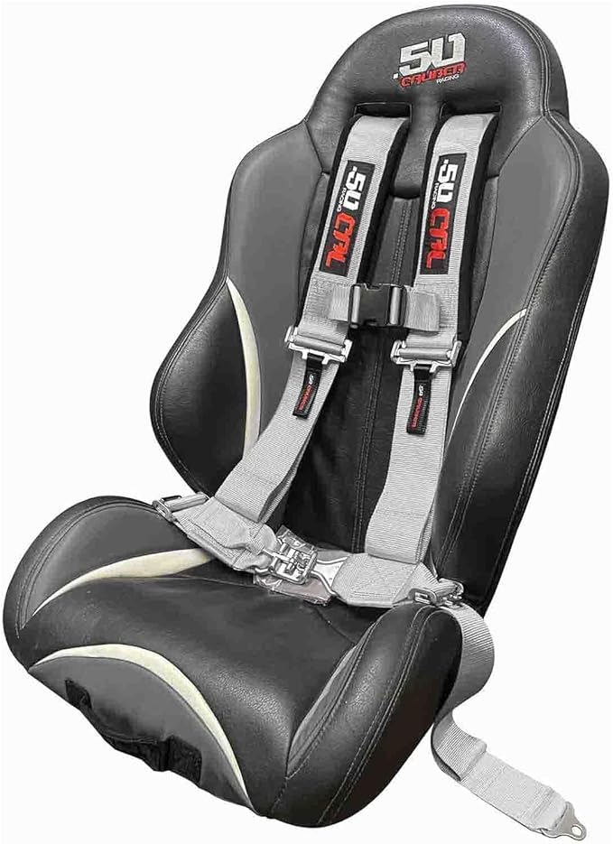 4 Point Harness for Bucket Seat, Quick Release Latch, 9 Color Options, Racing Harness, Race Car, Off Road Vehicle, UTV, RZR