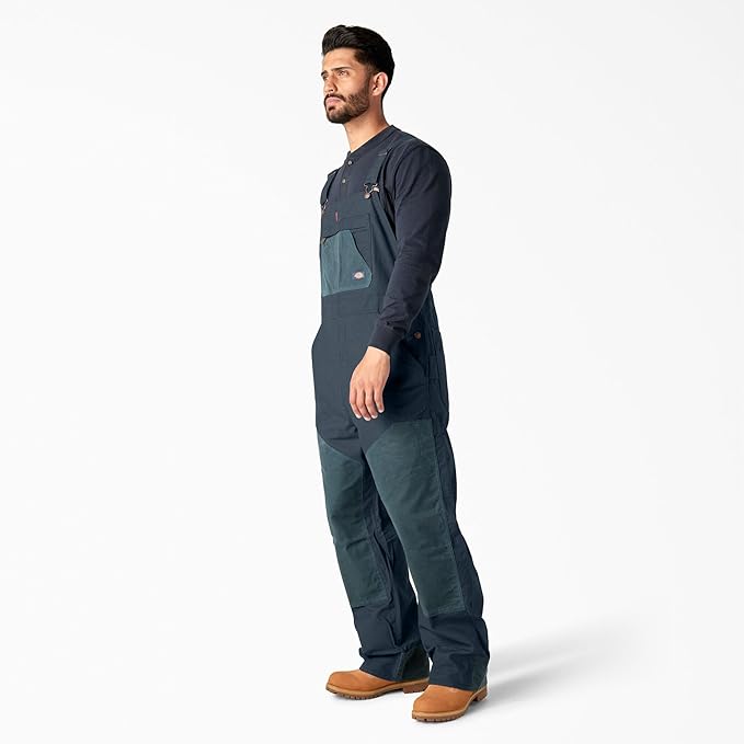 Dickies Women's Relaxed Fit Waxed Canvas Bib Overalls
