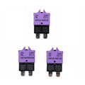 12V 24V 3A Manual Reset Fuse Circuit Breaker Low Profile ATO/ATC - UL Certified - Resettable Blade Fuses 3 Amp max 32V DC for Automotive, Car, Marine, RV, Solar, Truck, Boat, 3 Pack