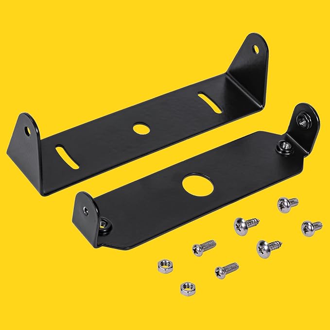 LAMPHUS Swivel Mounting Bracket PlanarFlash Lighthead [Mount on Slanted Surfaces] [Rust Resistant] [Powder Coated] [Easily Adjustable Tilt Angle] - Perfect for Pickup Trucks, ATVs, and Cars Cars