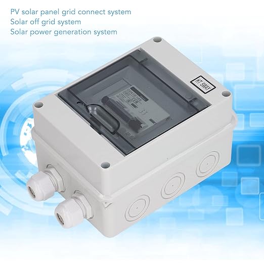 2P 80A DC Circuit Breaker Disconnect Switch DC1000V DIN Rail Mount Miniature for Photovoltaic Solar Panel PV System Grid Box Isolator