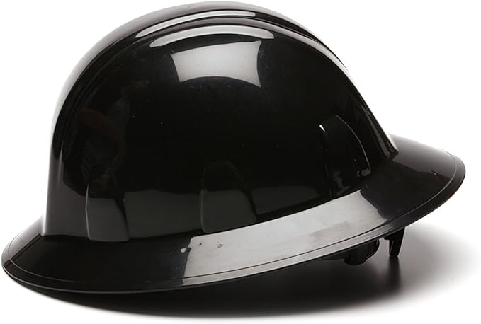 Pyramex Safety SL Series Full Brim Hard Hat 4-Point Ratchet Suspension