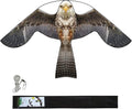eyijklzo Bird Scarer Flying Kite Crops Farm Flying Bird Hawk Flying Kite, Only Grey Kite