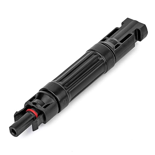 1000V PV Fuse Connector IP68 Waterproof Dustproof in-line Fuse Holder, Male and Female Solar Plug with 1 Fuse (15A Fuse Connector)