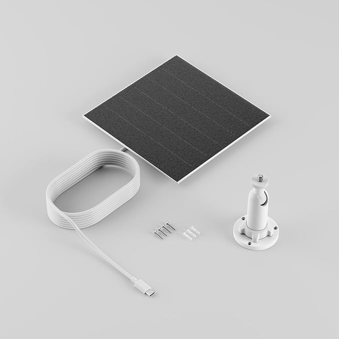 Reli Solar Panel for Camera in Birddy Bird House & Bird Feeder & Bird Bath, Efficient Power Solution for Camera
