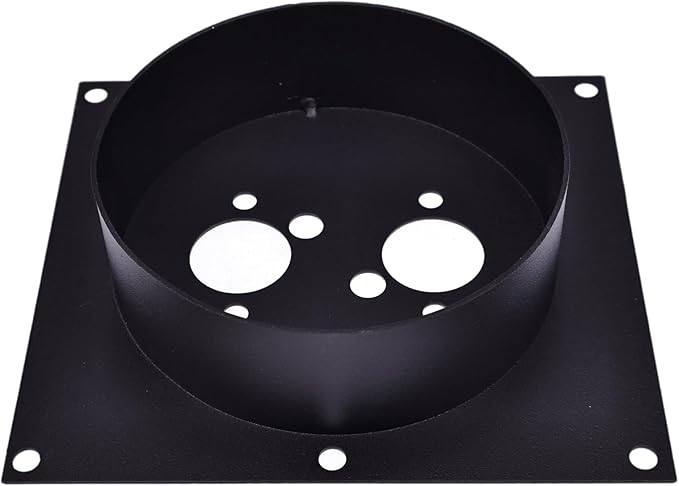ZTUOAUMA 40mm Universal Stainless Steel Diesel Heater Turret Mount Plate for Eberspacher Webasto Air Heaters and More RV Motorhome Camper Auxiliary Heating Furnace