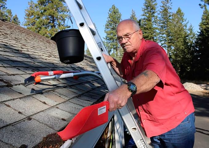 Ladder Stabilizer, American Made Heavy Duty Standoff Fits Most Ladders, Secure Roof and Wall Extension Accessory, Gutter Protection Tool, 25 Years Proven Safety, 5 Year Limited Warranty