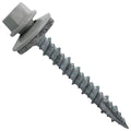 Metal Roofing Screws: (250) 10 x 1-1/2"Old Town Gray Hex Head Sheet Metal Roof Screw. Self Starting Metal to Wood siding Screws. EPDM Washer. Colored Head
