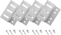 Newpowa Solar Panel Mounting Z Brackets, with Nuts and Bolts, Designed for PRO Series, Sliver, 4 Units per Set